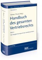 Umschlag: Handbuch des gesamten Vertriebsrechts Umschlag: Handbuch des gesamten Vertriebsrechts
